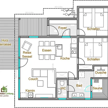 4 Personen Mit Sauna F3h3 * Ruhla