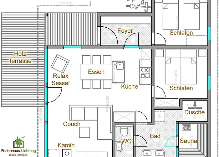 4 Personen Mit Sauna F3h3 * 룰라